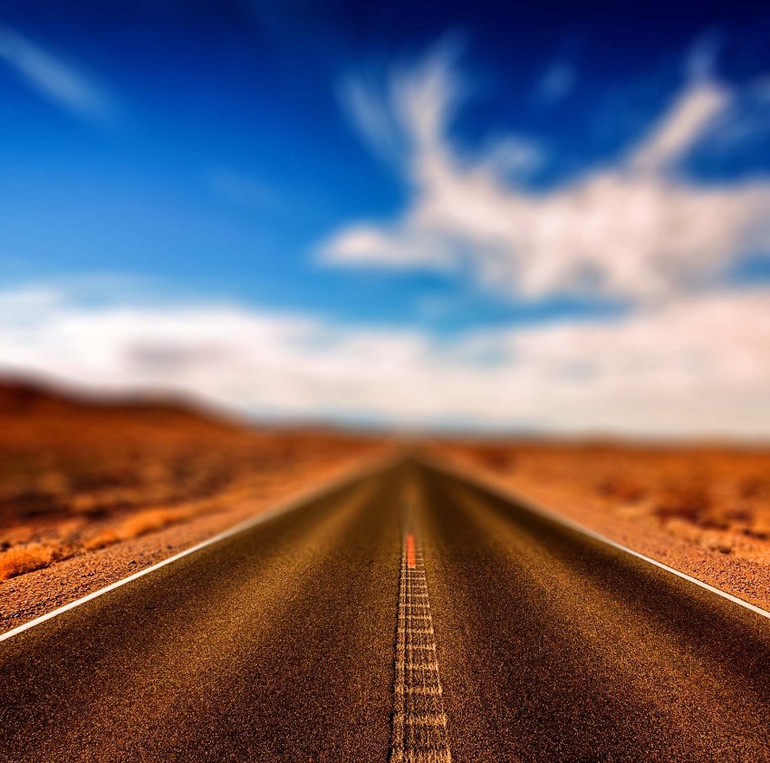 Road With Blue SKy CB  Editing Background HD Download