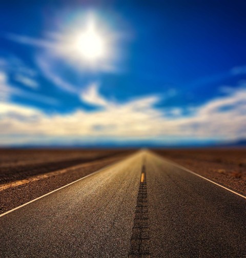 Road With Blue SKy CB  Editing Background HD Download