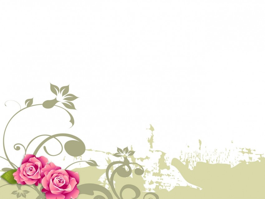 Rose Flower PowerPoint Background  Download