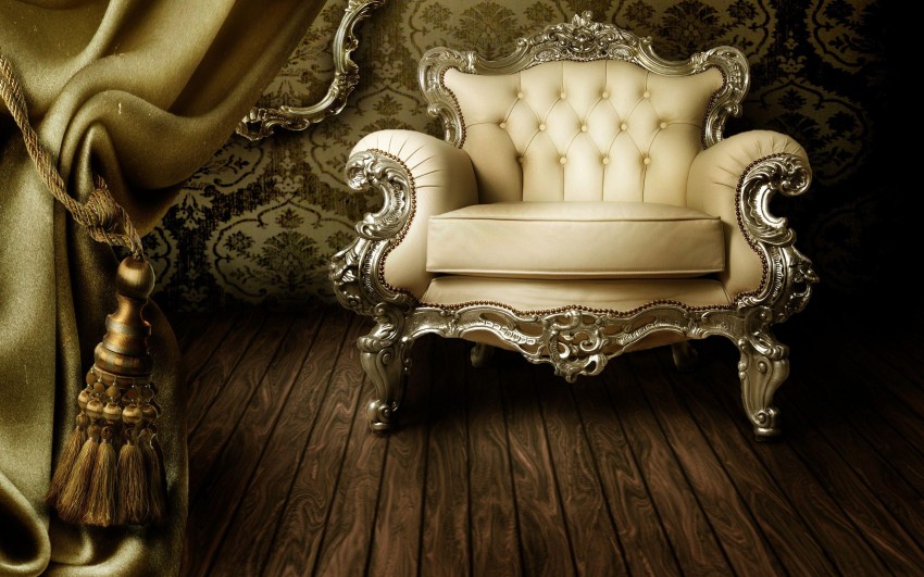 Royal ArmChair Background Wallpaper Full HD