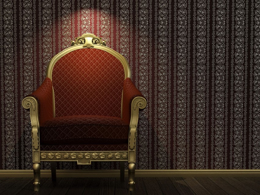 Royal Chair Background Wallpaper