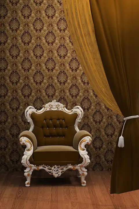 Royal Chair Indoor Studio Background HD Download