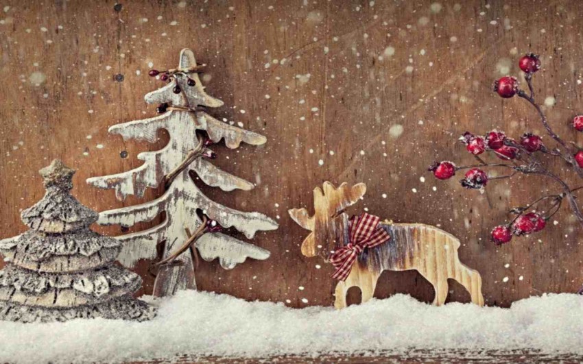 Rustic Christmas Wallpapers Background Photos