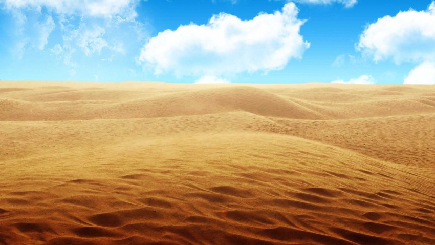 Sahara With Blue Sky Background HD Download Free