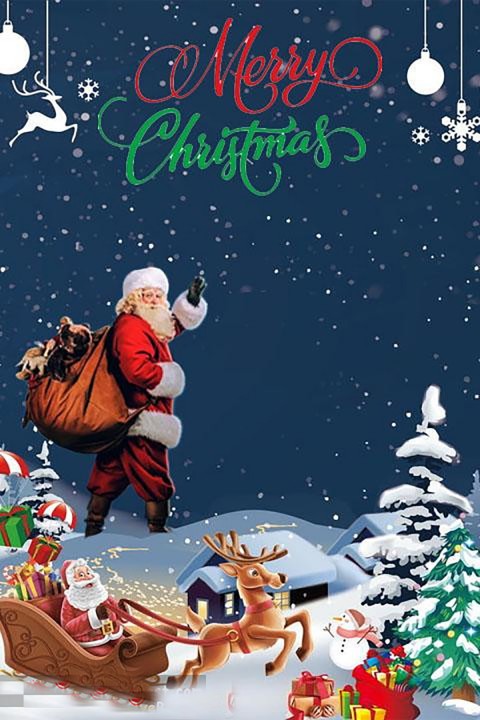 Santa Claus Merry Christmas Editing CB PicsArt Background