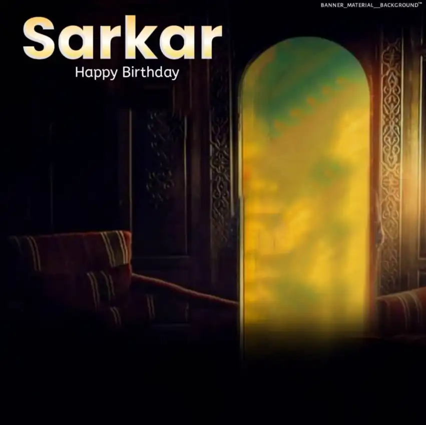 Sarkar Banner Background Full HD Download Free