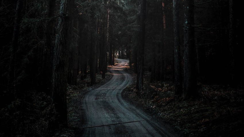 Scary Road Background HD Wallpaper Images Photos Free