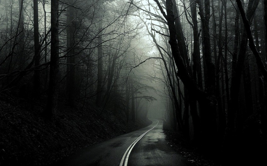 Scary Road Background HD Wallpaper Images Photos Free