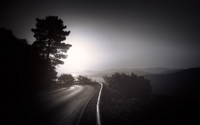 Scary Road Background HD Wallpaper Images Photos Free