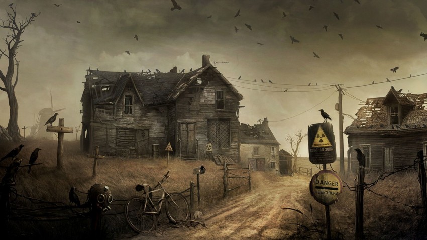 Scary Road Background HD Wallpaper Images Photos Free