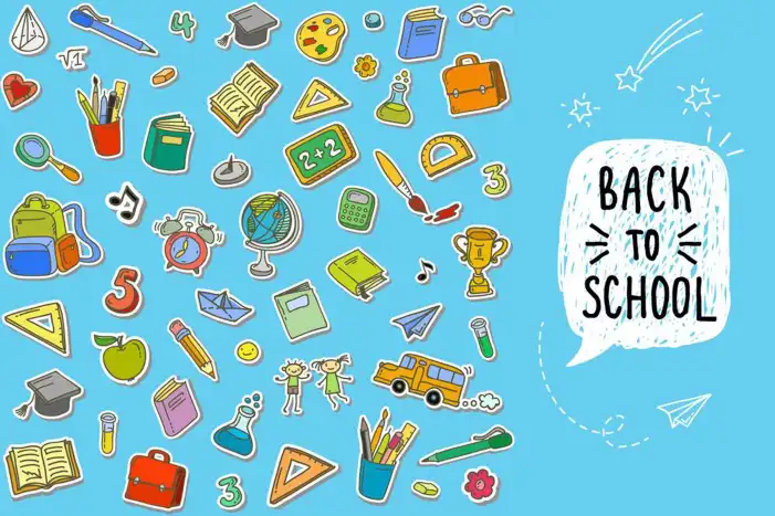 School Cartoon Art Background HD Images