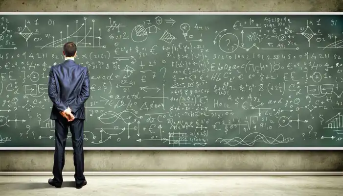 School Man Standing In Front Of Black Board Background HD Images