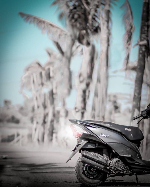 Scooty Parked Background Download