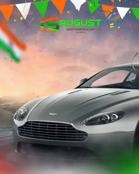 Silver Car 15 August Editing Background HD  Images Free