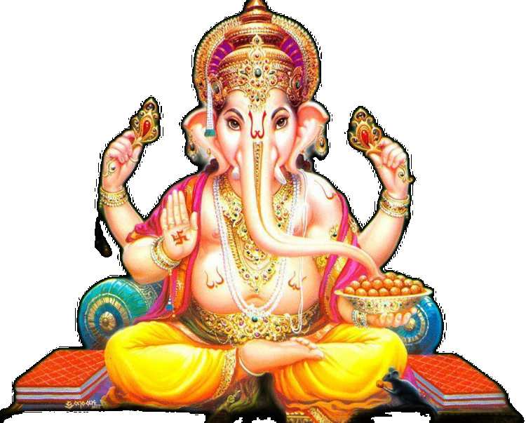 Sitting Ganpati Ganesh PNG Images Download Free