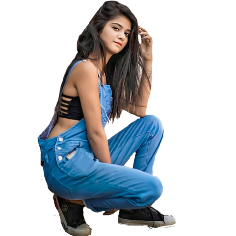 Sitting Girl Png For Picsart Editing