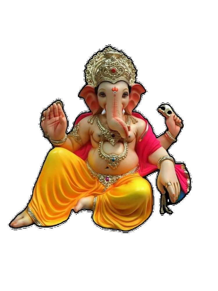 Sitting Lord Ganesh PNG Images Download Free