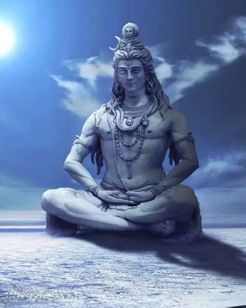 Sitting Mahadev Mahashiratri Editing Background Download HD