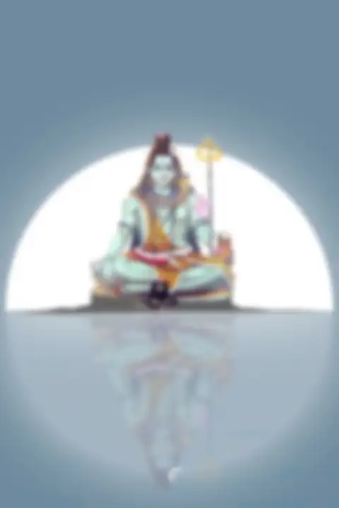 Sitting SHiva Mahadev Editing Background Download HD