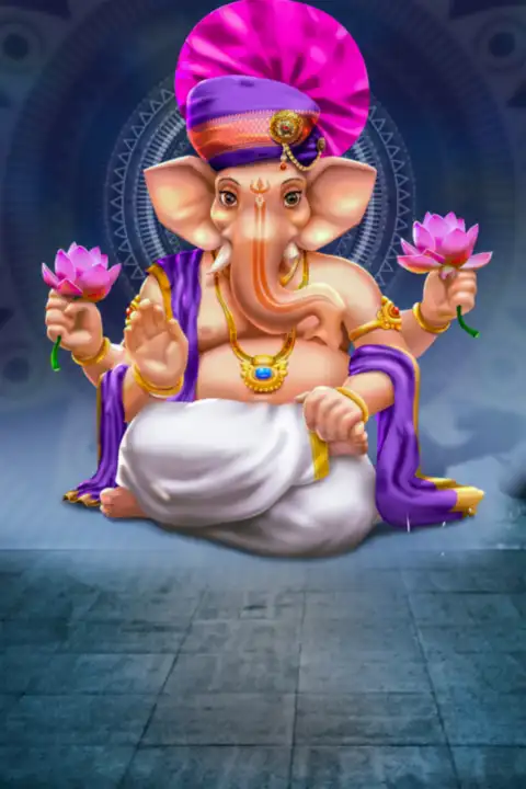 Small Statue Ganesh Chaturthi Editing Background  For Picsart