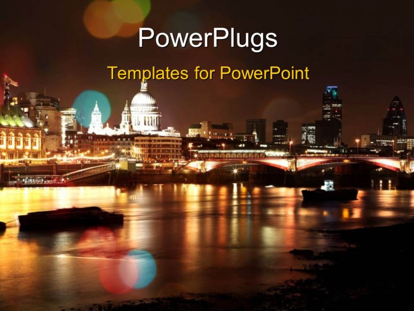 Smart City PowerPoint Background Photos Downlaod