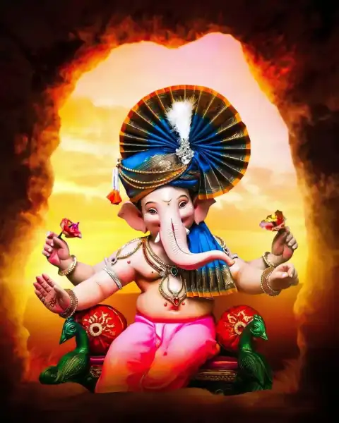 Snapseed Ganesh Chaturthi Banner Editing Background