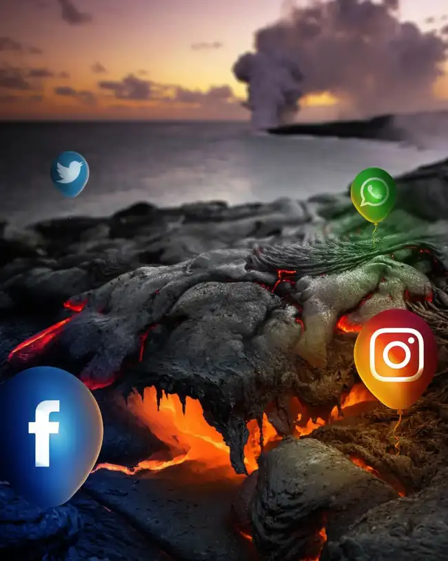 Social Media Mountain CB Background HD Download