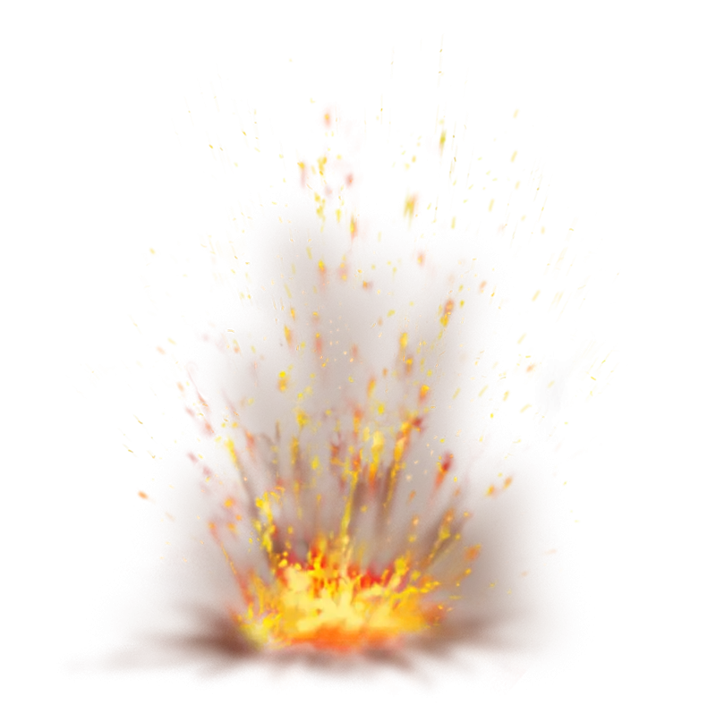 Spark Fire PNG Transparent Background Download