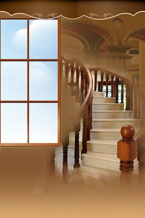 Stairs Indoor Studio Background HD Download