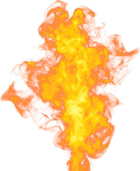 Straight Burning Fire PNG