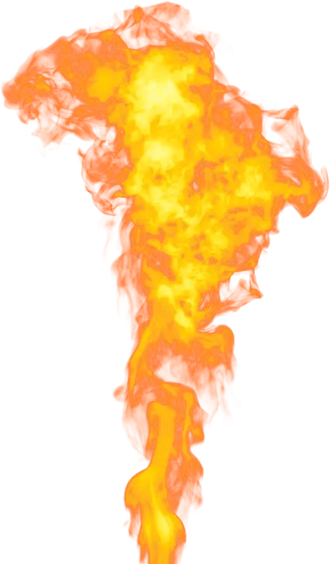 Straight Burning Fire PNG Images HD