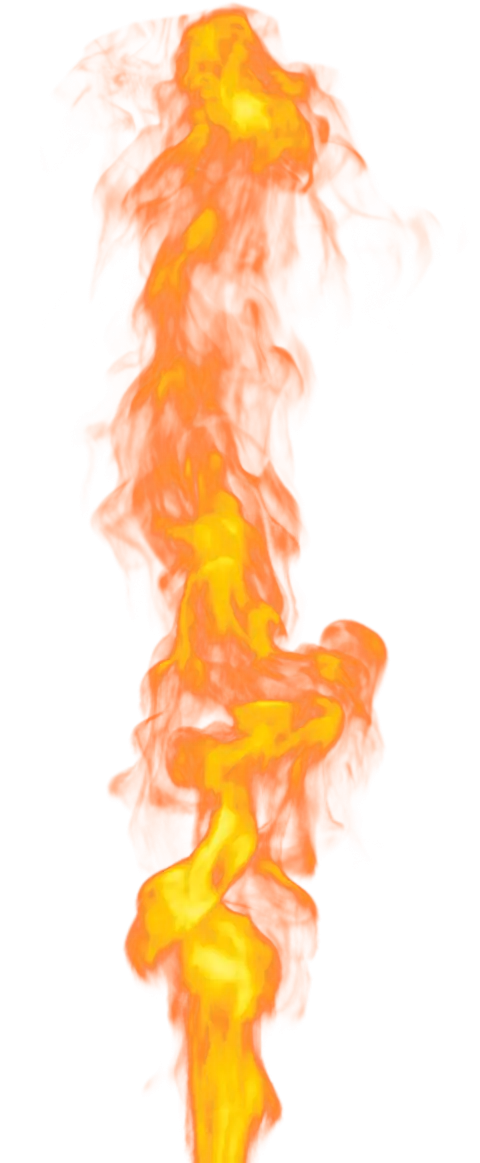 Straight Burning Fire PNG Pic Download