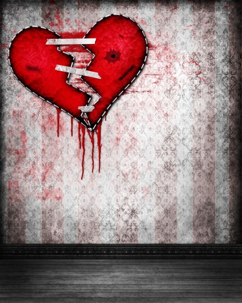 New Studio Background Broken Heart