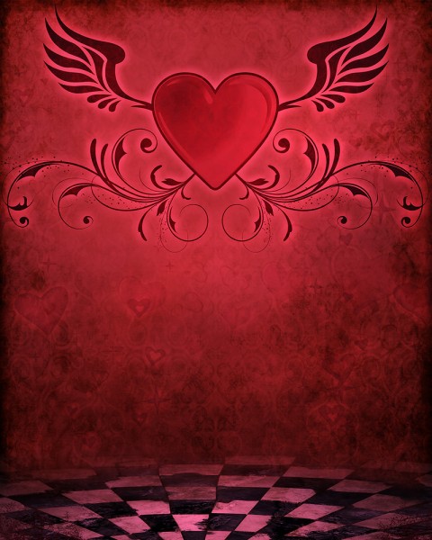 Love Studio Background Heart Design