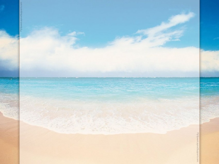 Summer Beach PowerPoint Background Templates