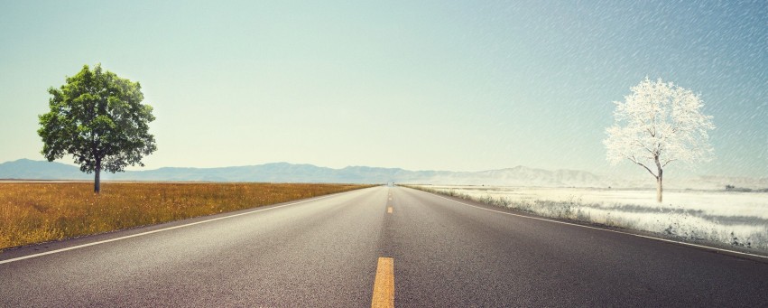 Summer Road Background High Resolution Download