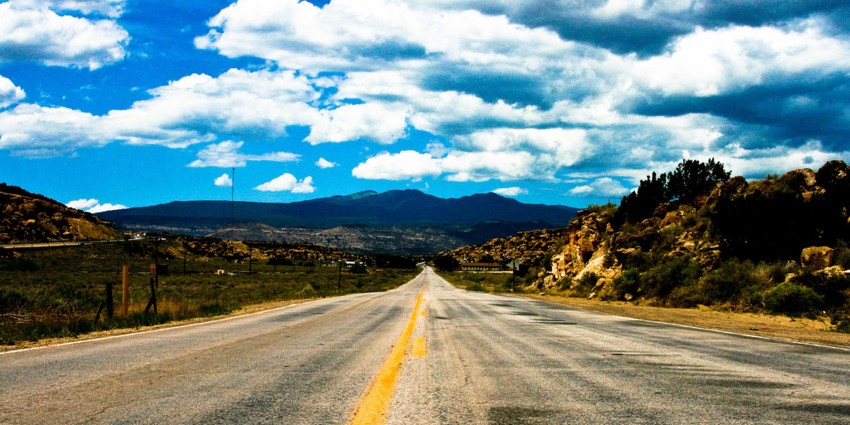 Summer Road Blue SKy Background HD Photo Image Free