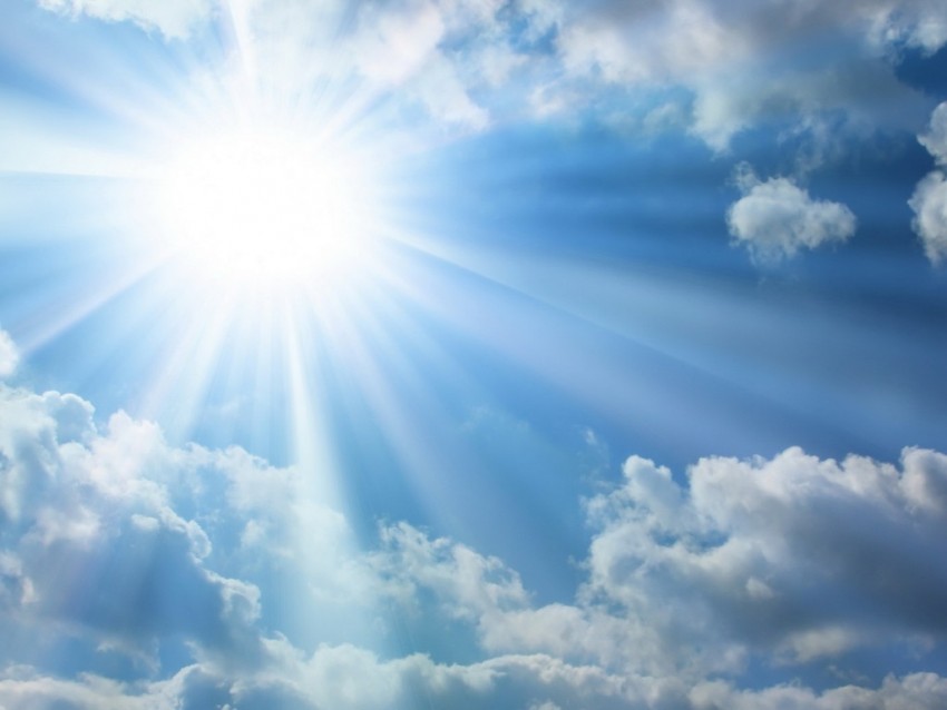 Sun Light Cloud Sky Background Full HD Download