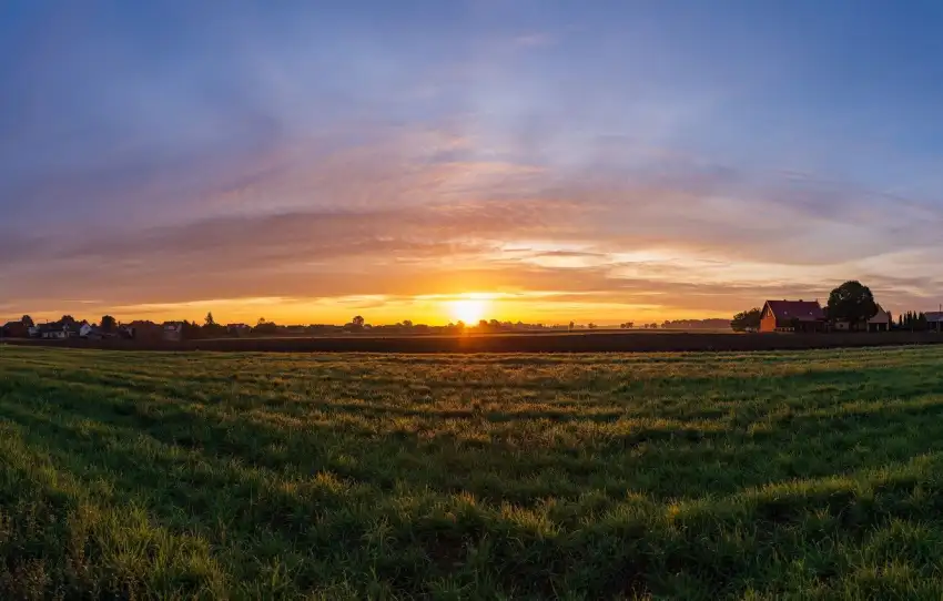 Sunrise Field Background HD Download