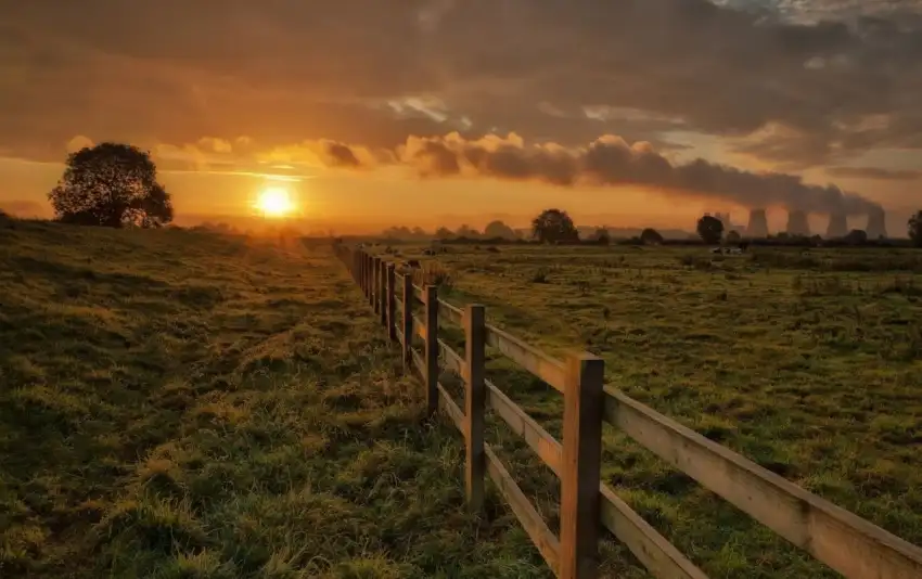 Sunset Field Background  HD Download