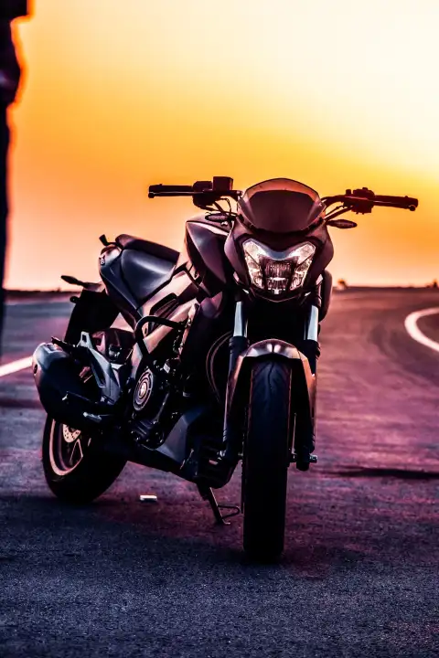 Sunset KTM Bike Editing Background HD Download