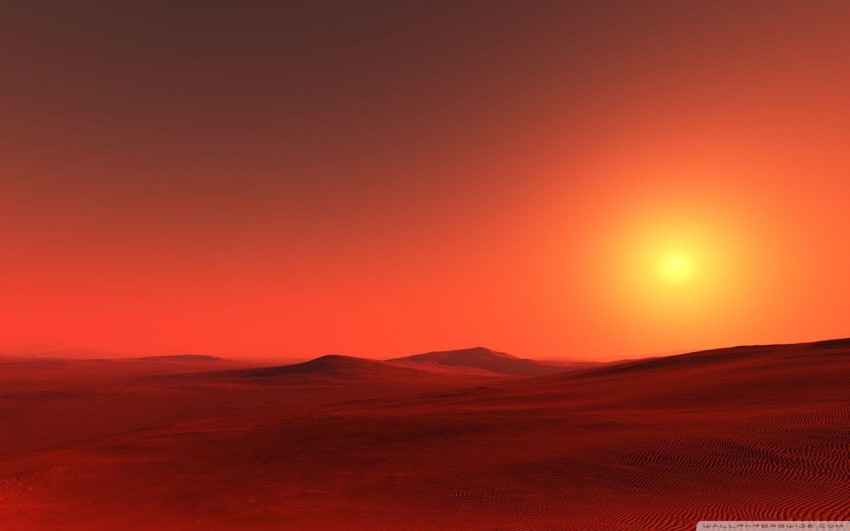 Sunset Sahara Background HD Download Free