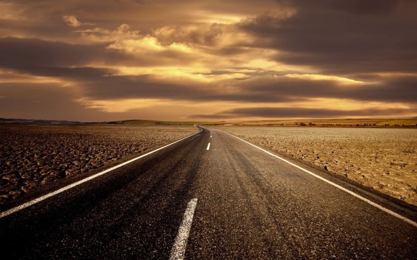 Sunset SKy Dark Road Background  Full HD   Download Free