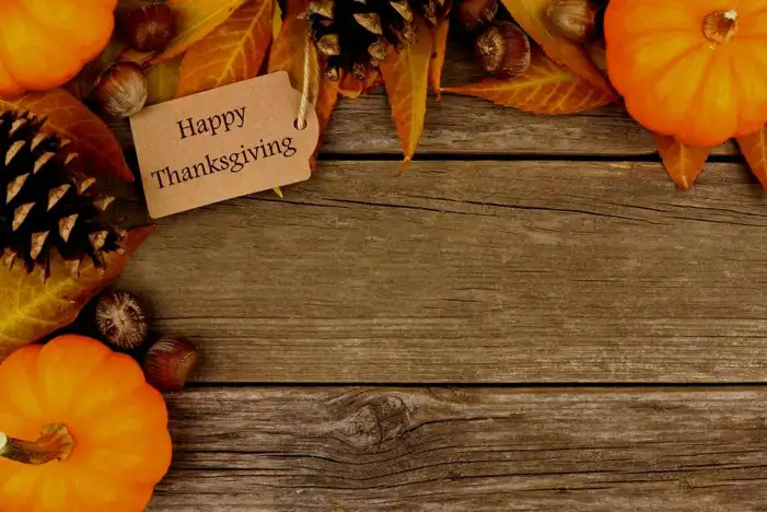 Thanksgiving Pumpkins And Berries Food On A Wood Surface Background