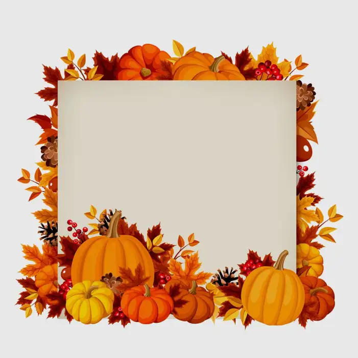 Thanksgiving Pumpkins Autumn On A White Surface Background HD Images