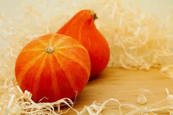 Thanksgiving Two Pumpkins On A Wood Surface Background HD Images