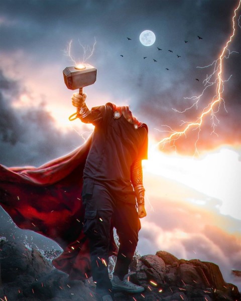 Thor Photo Editing Without Face HD Background