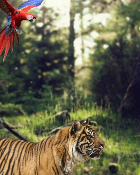 Tiger PicsArt CB Editing HD Background Download