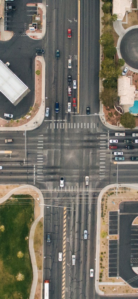 Top View City Road Background HD Download Free