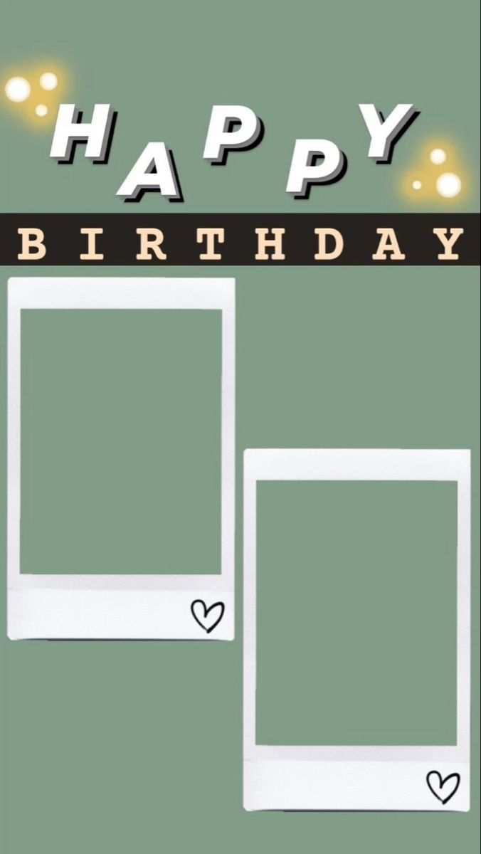 Tow Instagram Happy Birthday Story Post Background